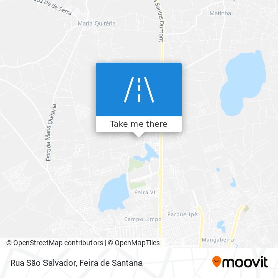 Mapa Rua São Salvador