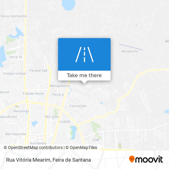 Mapa Rua Vitória Mearim