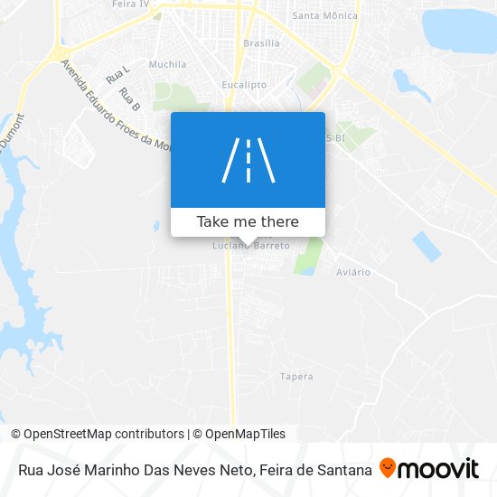 Mapa Rua José Marinho Das Neves Neto