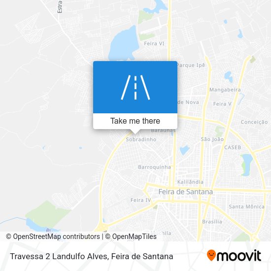 Travessa 2 Landulfo Alves map