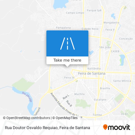 Rua Doutor Osvaldo Requiao map