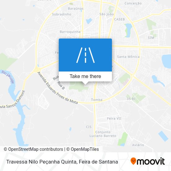 Travessa Nilo Peçanha Quinta map