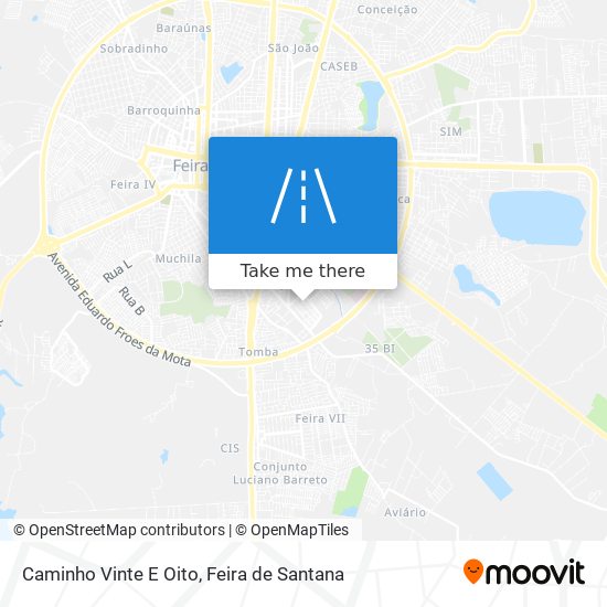 Caminho Vinte E Oito map