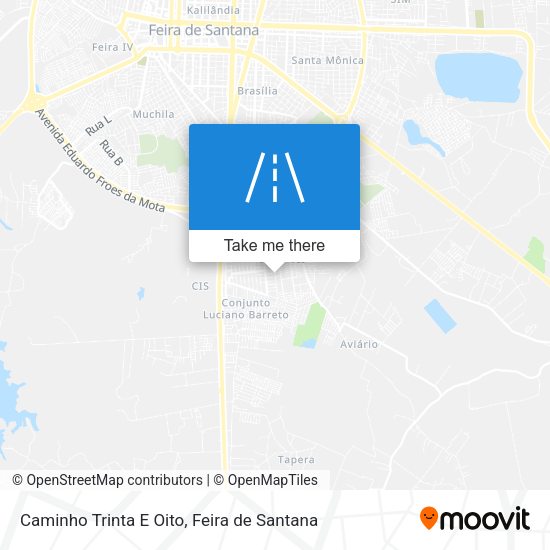 Caminho Trinta E Oito map