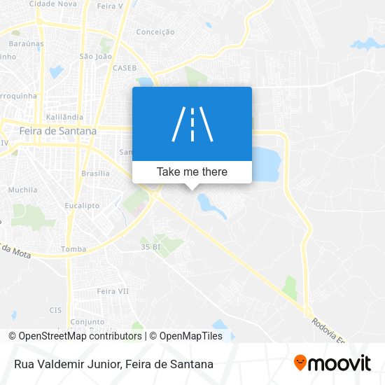 Rua Valdemir Junior map