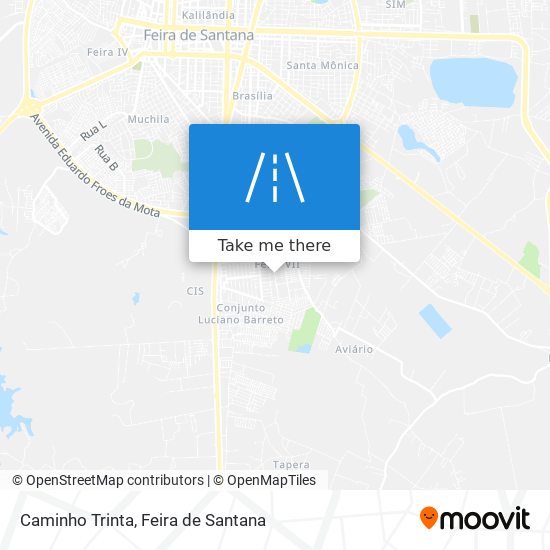 Caminho Trinta map