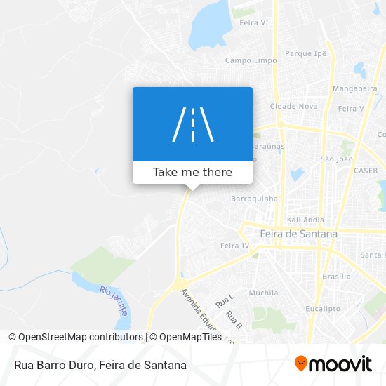 Mapa Rua Barro Duro