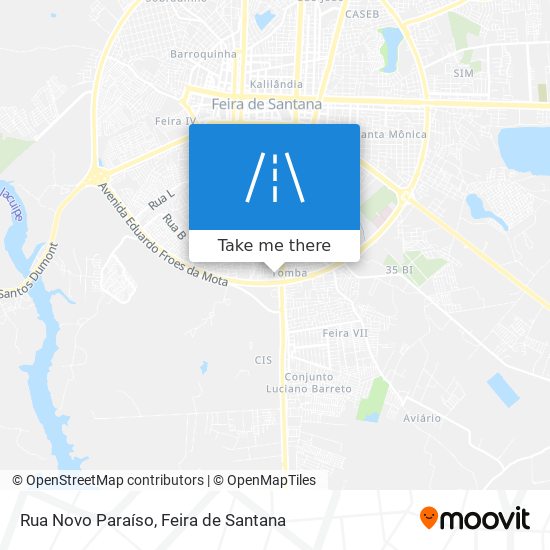 Rua Novo Paraíso map