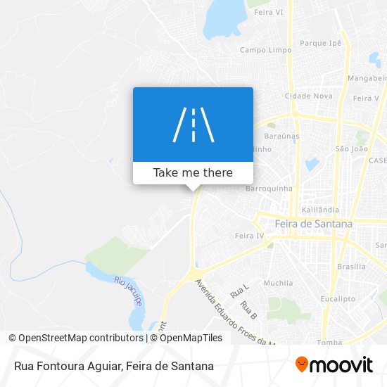 Mapa Rua Fontoura Aguiar