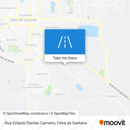 Rua Ezíquio Dantas Carneiro map