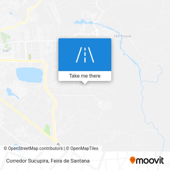 Corredor Sucupira map