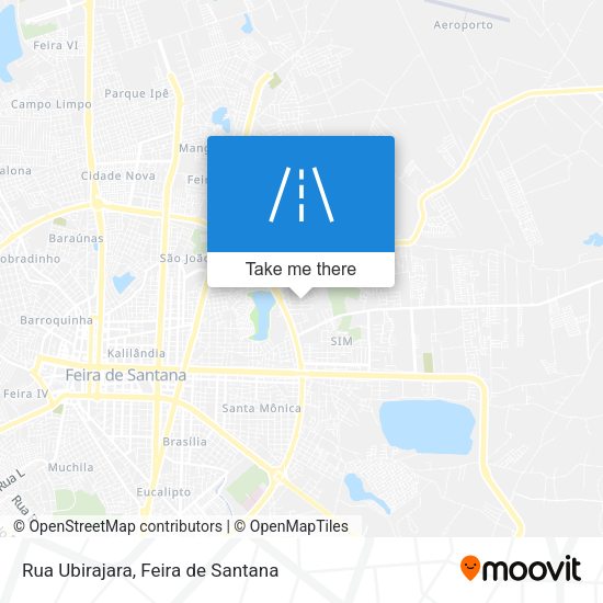 Rua Ubirajara map