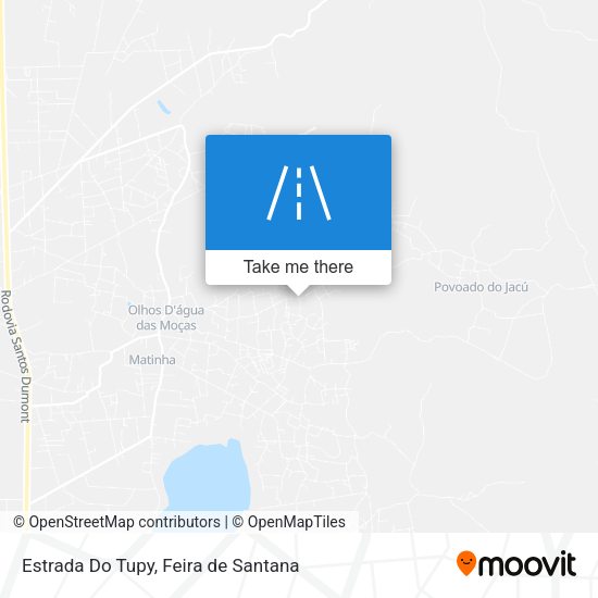 Estrada Do Tupy map