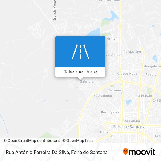 Rua Antônio Ferreira Da Silva map