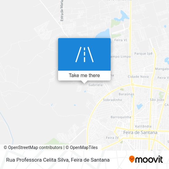 Rua Professora Celita Silva map
