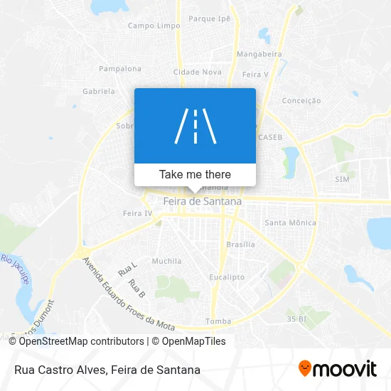 Rua Castro Alves map