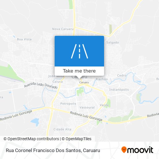 Rua Coronel Francisco Dos Santos map