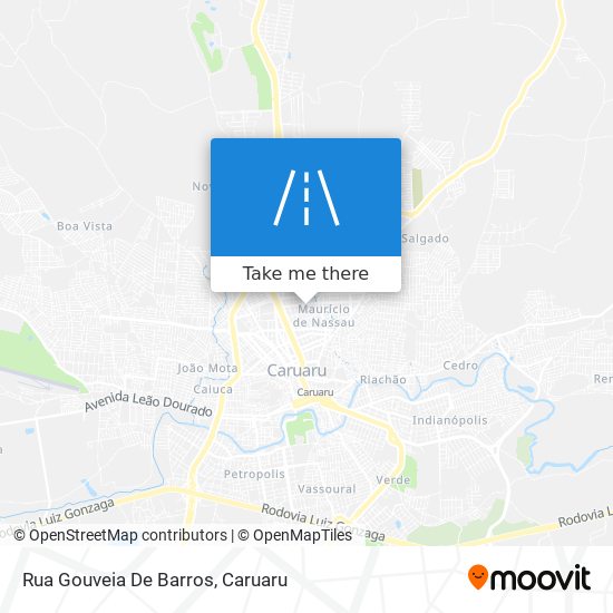 Mapa Rua Gouveia De Barros