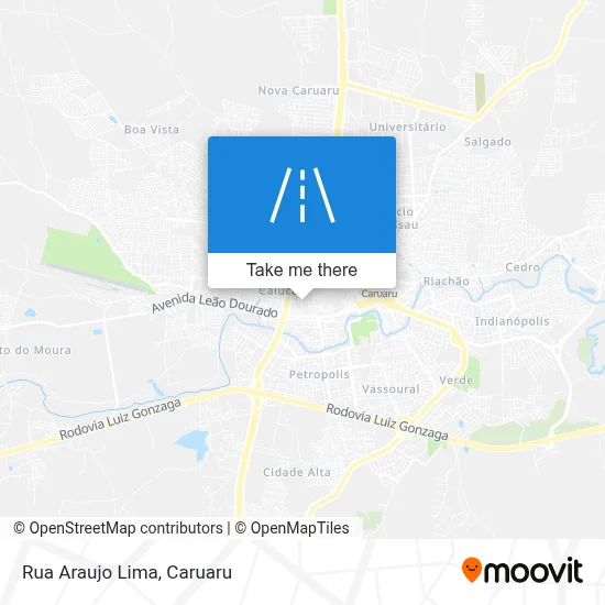 Rua Araujo Lima map