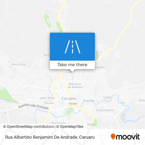 Rua Albertino Benjamim De Andrade map