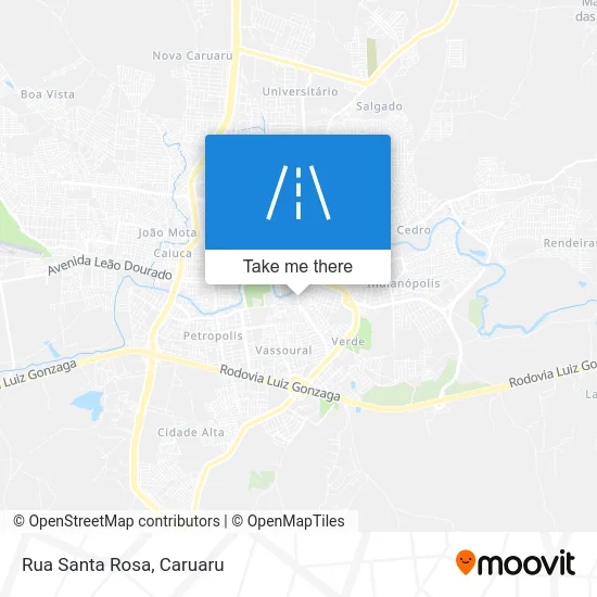 Rua Santa Rosa map