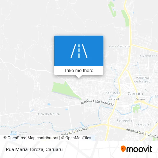 Rua Maria Tereza map