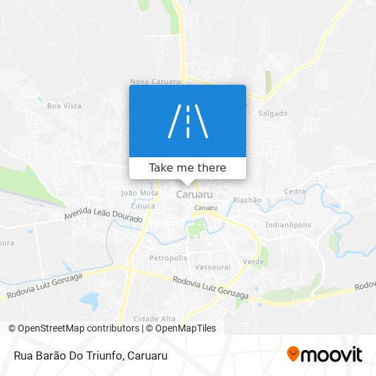 Rua Barão Do Triunfo map