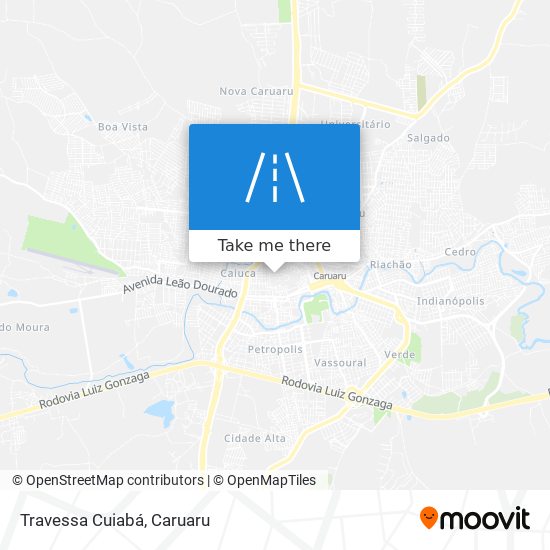 Mapa Travessa Cuiabá