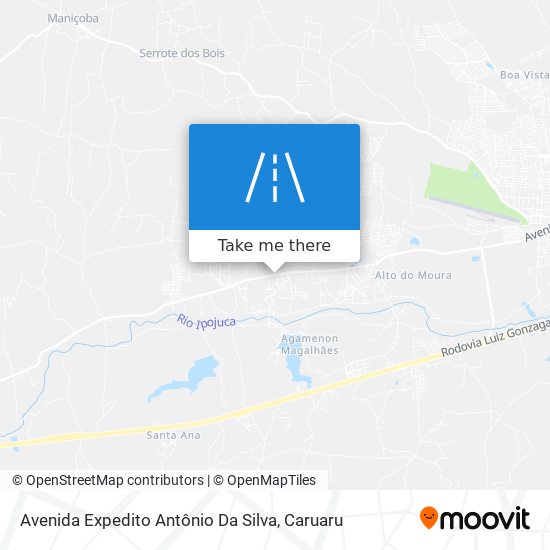 Mapa Avenida Expedito Antônio Da Silva