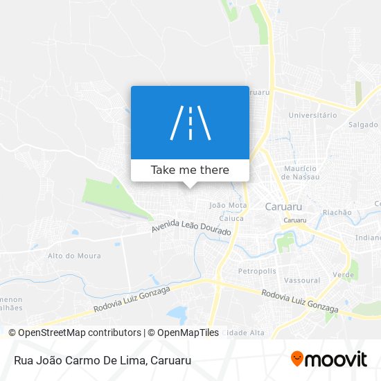 Mapa Rua João Carmo De Lima