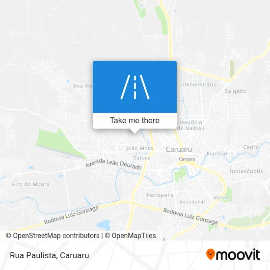 Rua Paulista map