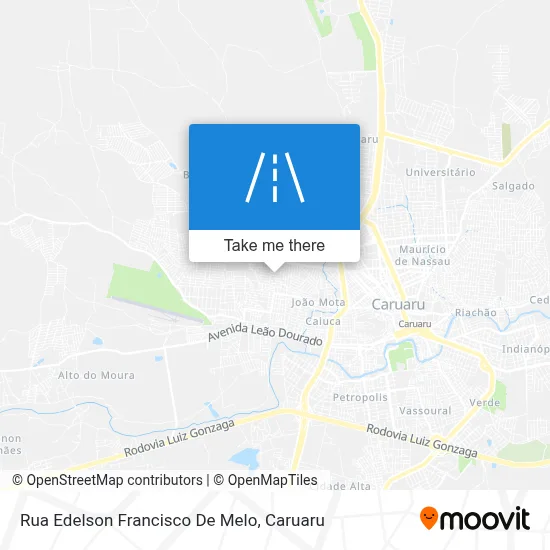Rua Edelson Francisco De Melo map