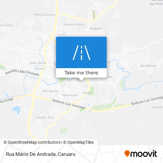 Mapa Rua Mário De Andrade