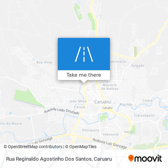 Rua Reginaldo Agostinho Dos Santos map