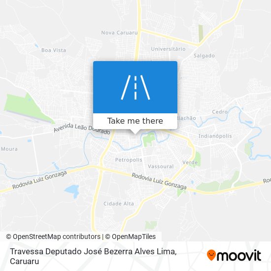 Mapa Travessa Deputado José Bezerra Alves Lima