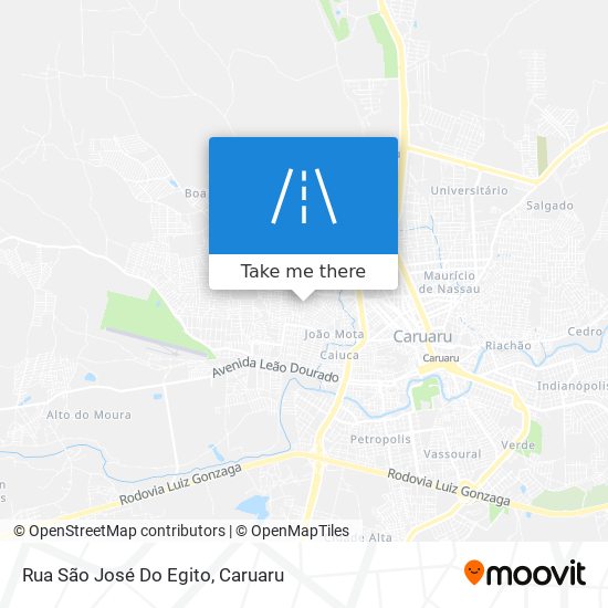 Rua São José Do Egito map