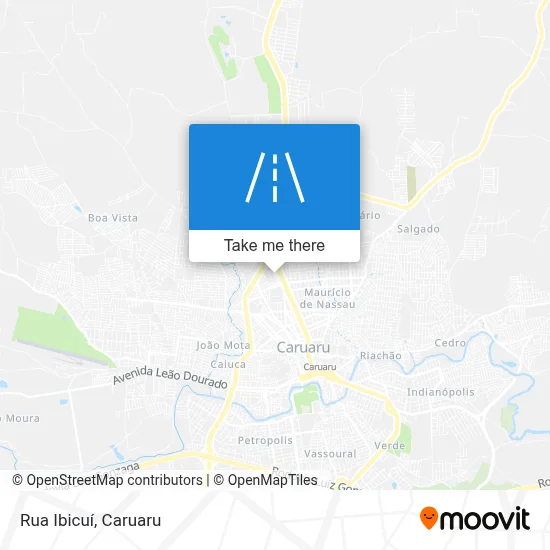 Rua Ibicuí map