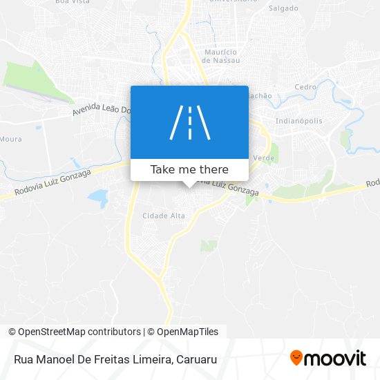 Mapa Rua Manoel De Freitas Limeira