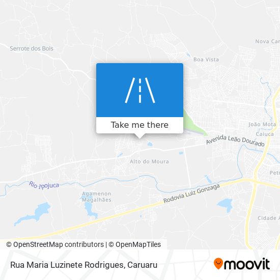 Rua Maria Luzinete Rodrigues map