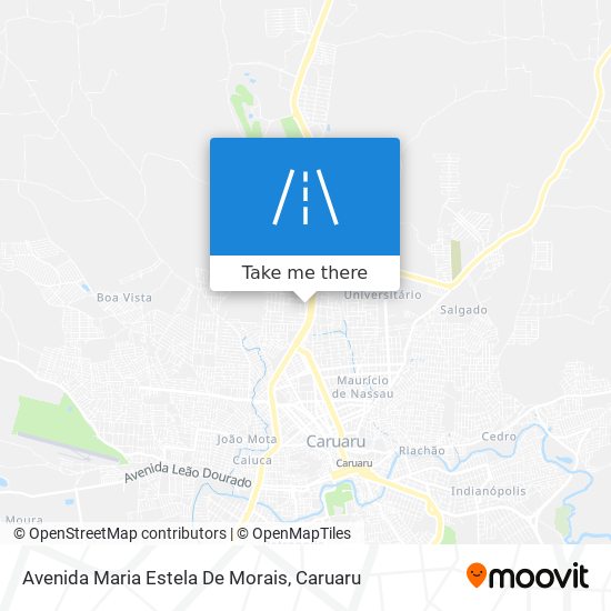 Mapa Avenida Maria Estela De Morais