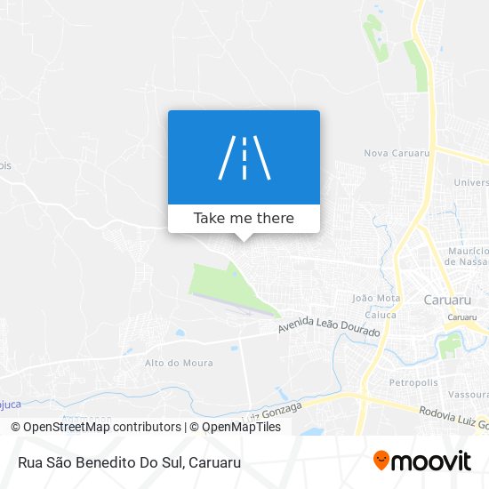 Rua São Benedito Do Sul map