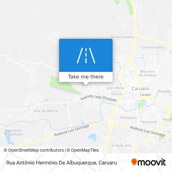 Mapa Rua Antônio Hermínio De Albuquerque