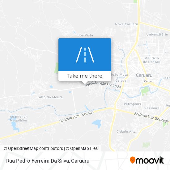 Mapa Rua Pedro Ferreira Da Silva