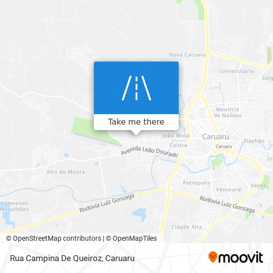 Rua Campina De Queiroz map