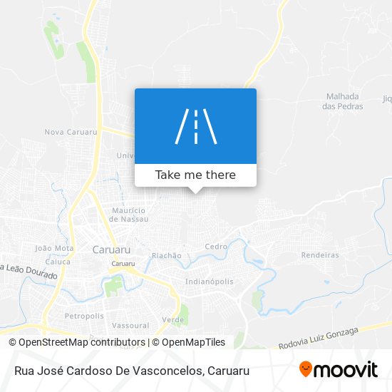 Rua José Cardoso De Vasconcelos map