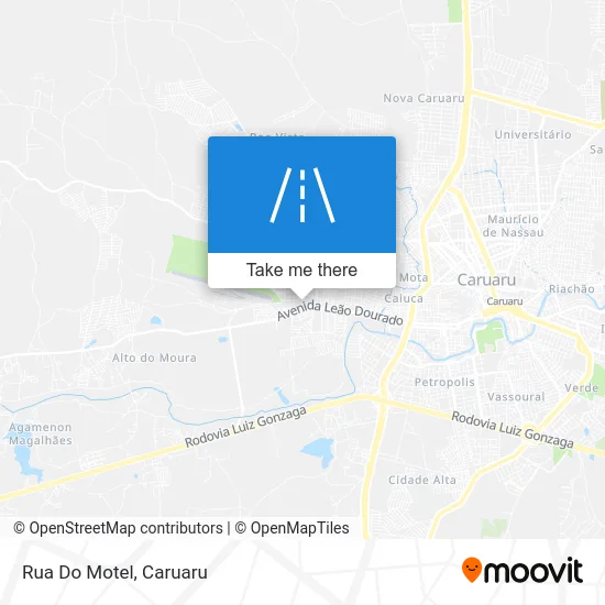 Rua Do Motel map