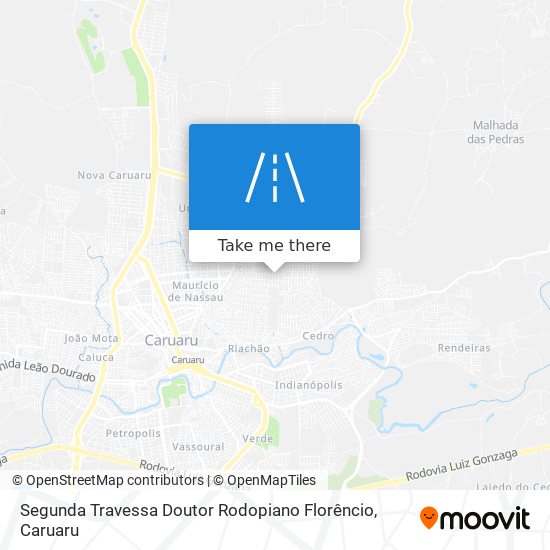 Segunda Travessa Doutor Rodopiano Florêncio map