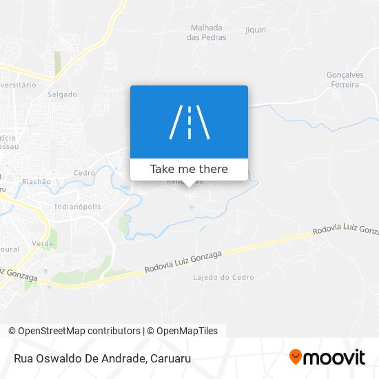 Rua Oswaldo De Andrade map