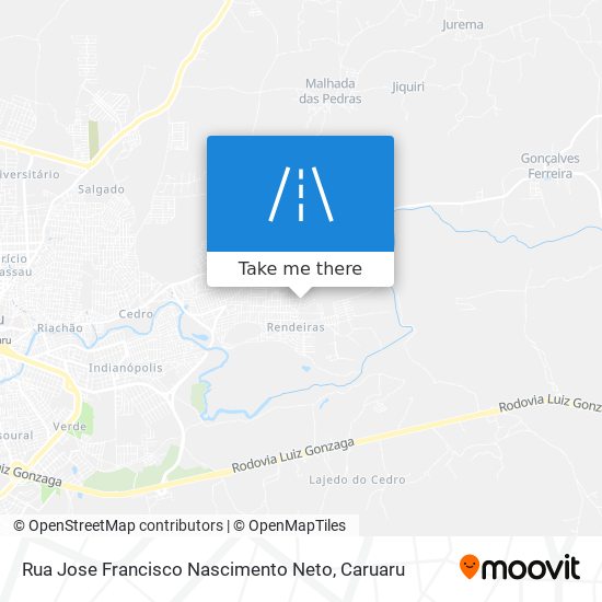 Rua Jose Francisco Nascimento Neto map