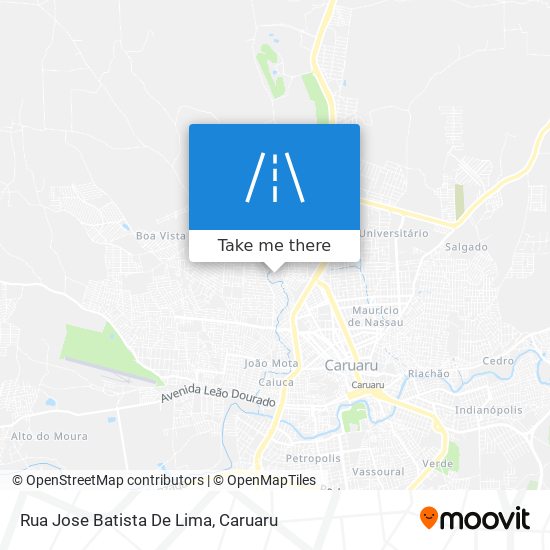 Mapa Rua Jose Batista De Lima